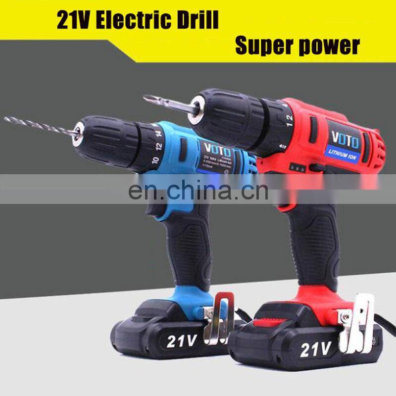 Charging Electric Hand Drill 21V Electric Screwdriver Batch Cordless Impact Wrench power tool cordless electric dr