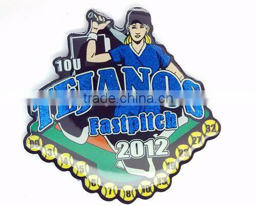custombaseball sports lapel pins medals/medal with high quality