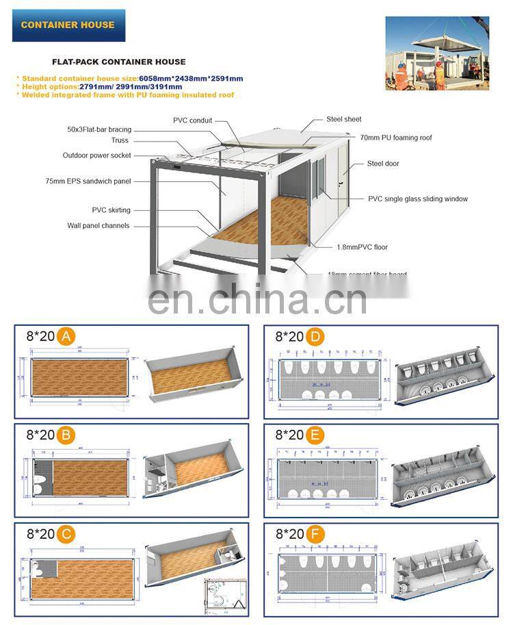 fast build container house  temporary hospital