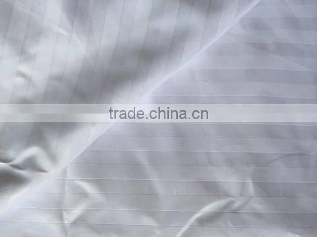 The cheapest white hotel stripes fabric