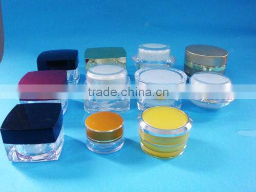 50g plastic cosmetic jar with screw cap