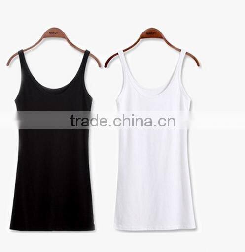 Sexy tank top Woman Clothes Designer Clothing Manufacturers In China / Tank Top U Neck Blank Vest Bulk Buy From China