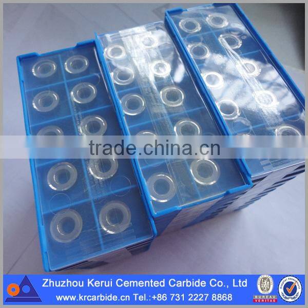 Tungsten carbide round insert RCGT for wood, aluminum and non ferrous material lathe