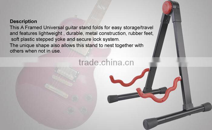 A Frame Folding Electric Guitar Music Stand GS001DRD