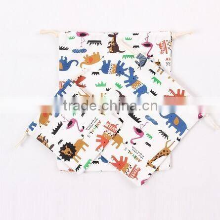 Canvas Storage Bags Laundry Pouch Wash bag organizer