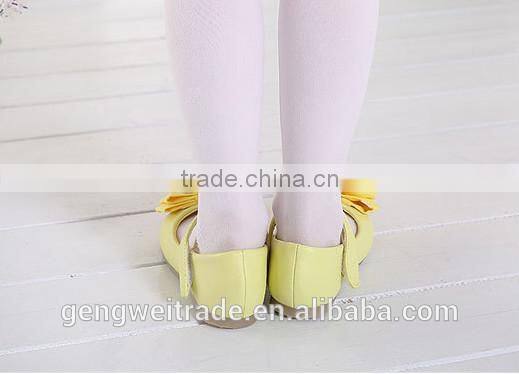 2015 Wholesale Boutique Shoes Girls Princess Shoes Little Bear Bow Pearl Kids Girls Shoes