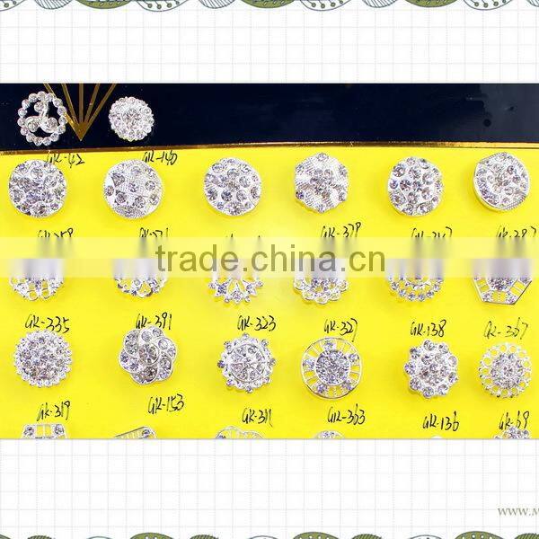 China rhinestone button / custom made metal buttons