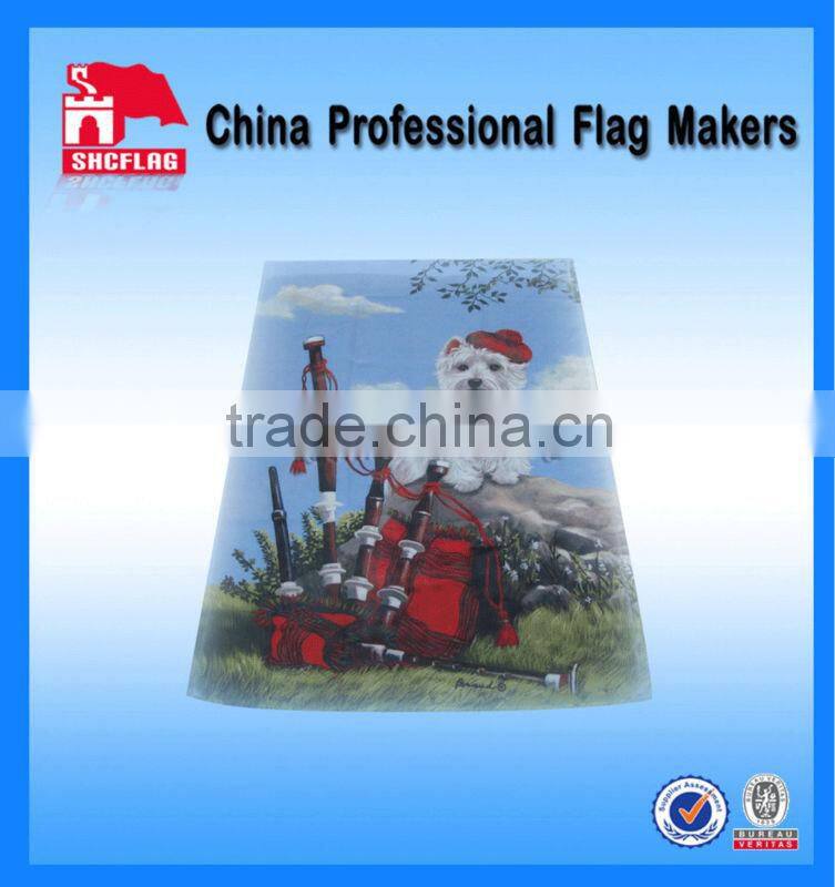 Garden decorative items garden flag fabric for hot sale