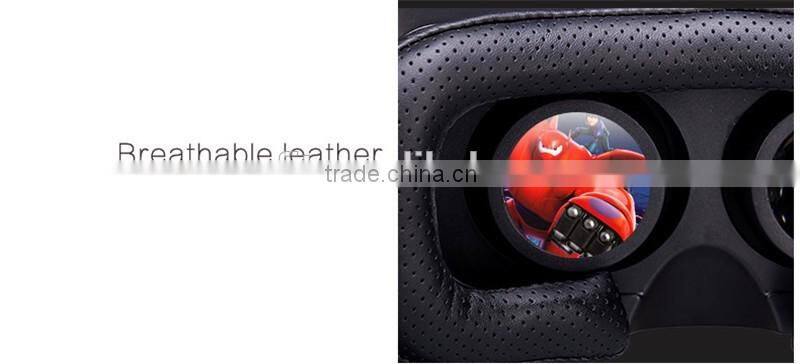 Reality virtual 2016 3dvr virtuality glasses virtual reality equipment VR Park V3 with remote control in whole sales