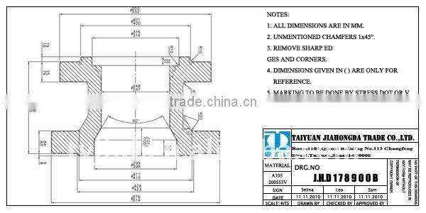 FB CLASS900 Body adapter Forging