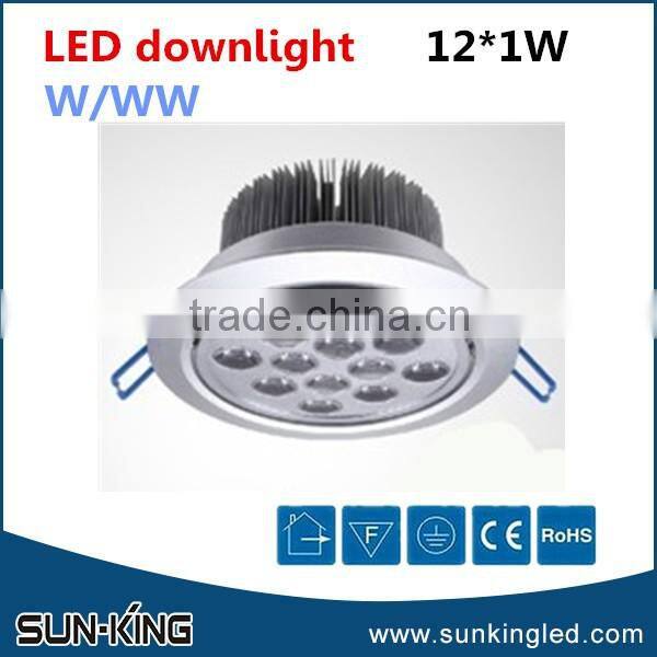 Top quality bridgelux non-dimmable/dimmable 30w led down light , 220v led ceiling light spotlight 24w 21w 18w 15w 12w 9w 7w 5w
