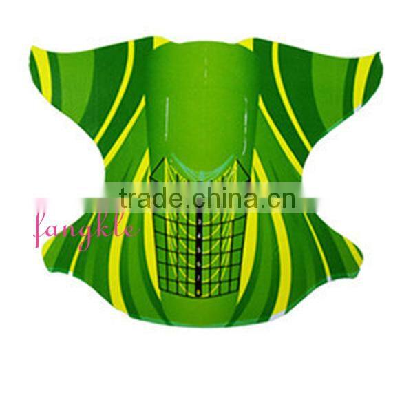green nail art form 500 for gel nails