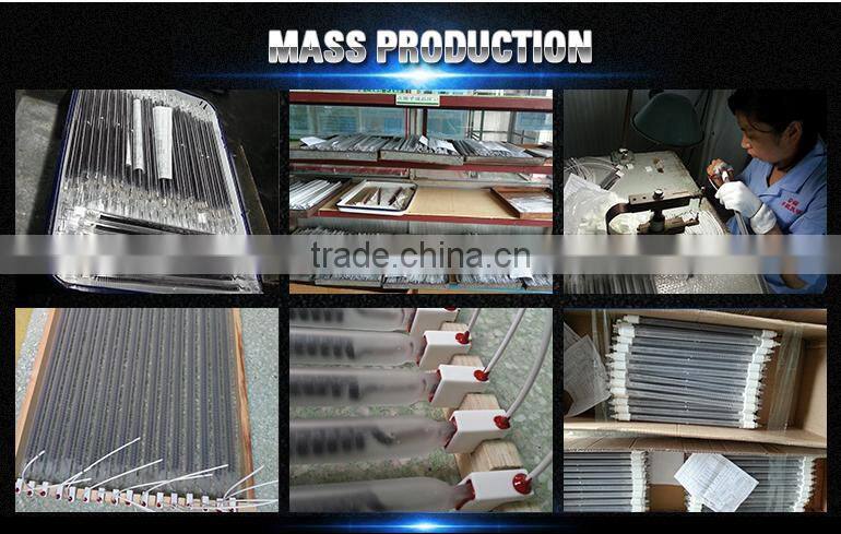 carbon fiber quartz heater tube infrared lamp