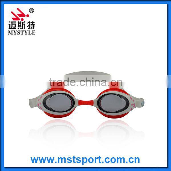 Best Anti-fog Waterproof Kids Swimming Goggles with colorful stamping