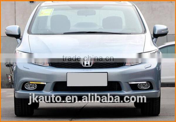 High Power With Yellow Trun Signal Super Quality Daytime Running Lights LED for Honda Civic 2011-2013