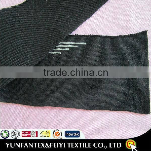 2015 latest Italy design pattern COTTON garment assessory Cuff Rib Hem Rib Polo Collar Kitted Rib
