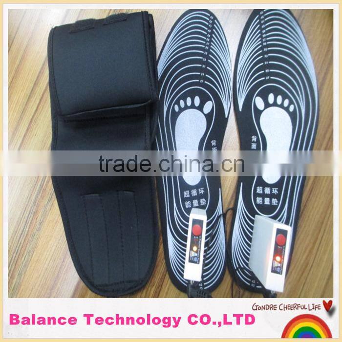 2016 Super Warm Rechargeable shoes heating pad / Lithium Battery Insole,