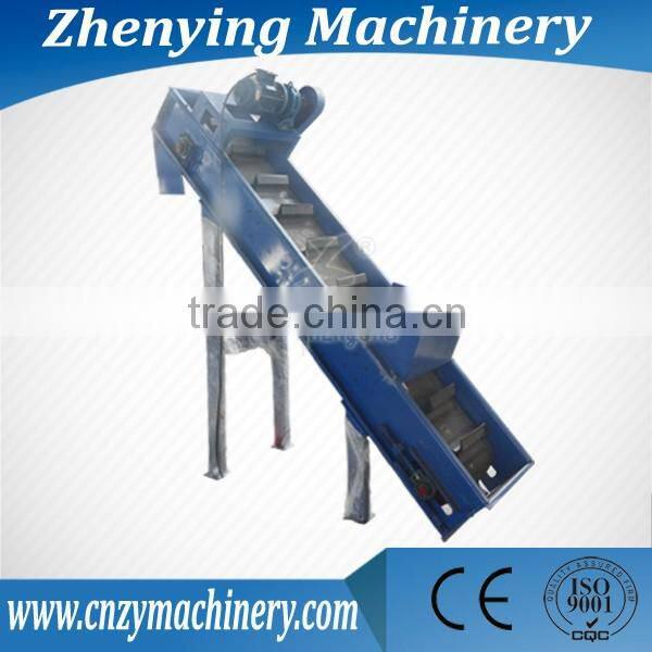 Fertilizer bead belt conveyor with silo