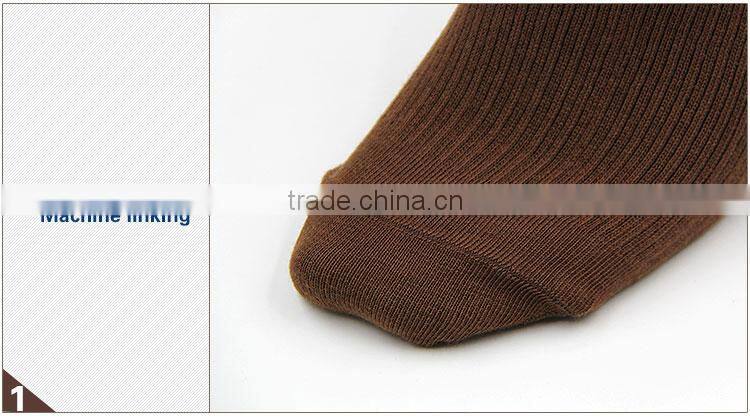 High quality cotton compression stockings knee high for men