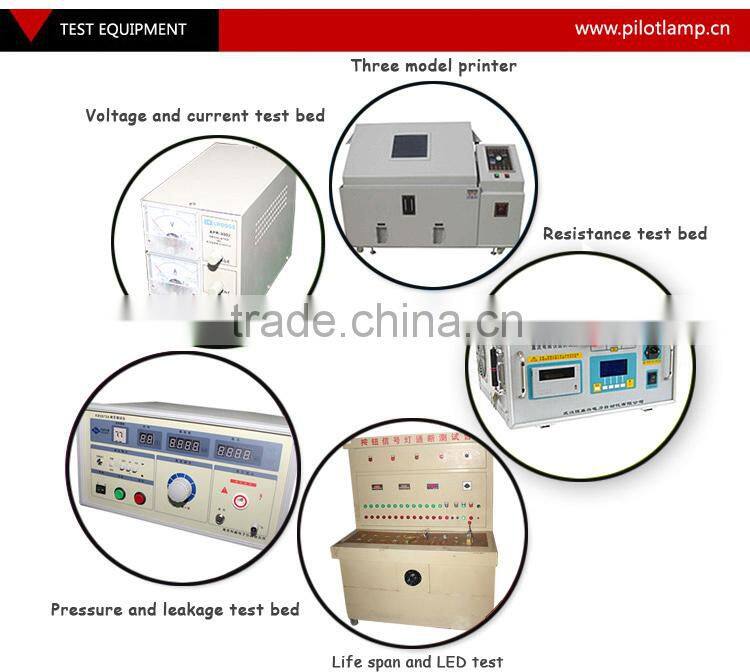 8mm diameter metal flat head 220v red green dual color led short screw indicator light