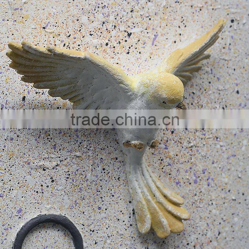 3d Oil Painting On Canvas with happy birds home decor resin relief painting