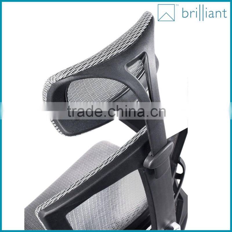 888A Modern ergonomics high back mesh fabric office chair with Aluminum alloy five-star foot