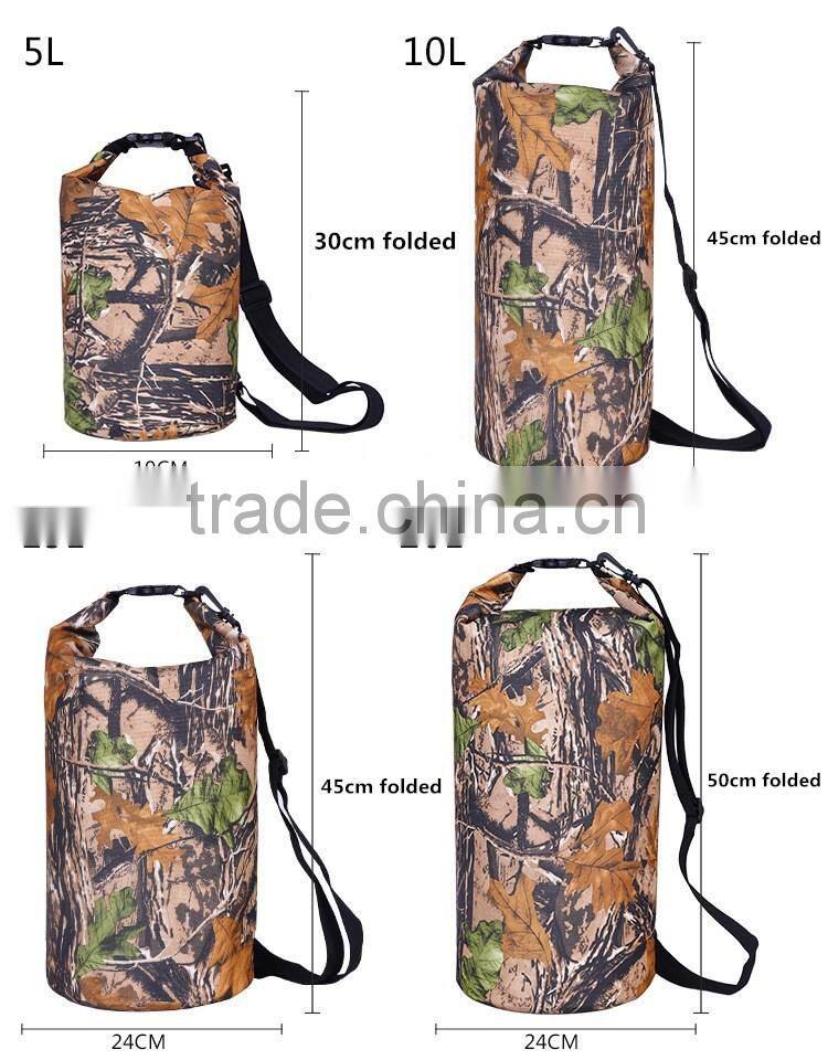 Camping boating hiking floating fishing dry waterproof tarpaulin backpack