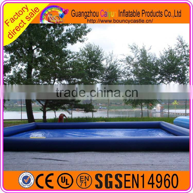 Good price square inflatable swimming pool for rental commercial