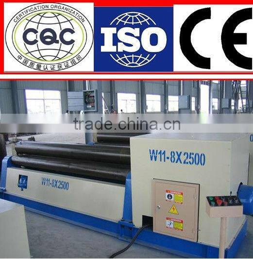 Affordable 3 Roll small steel plate rolling machine Price, bending machine W11 16X2500mm