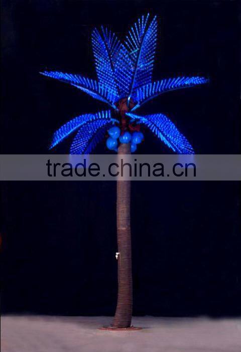 Led outdoor solar tree lights