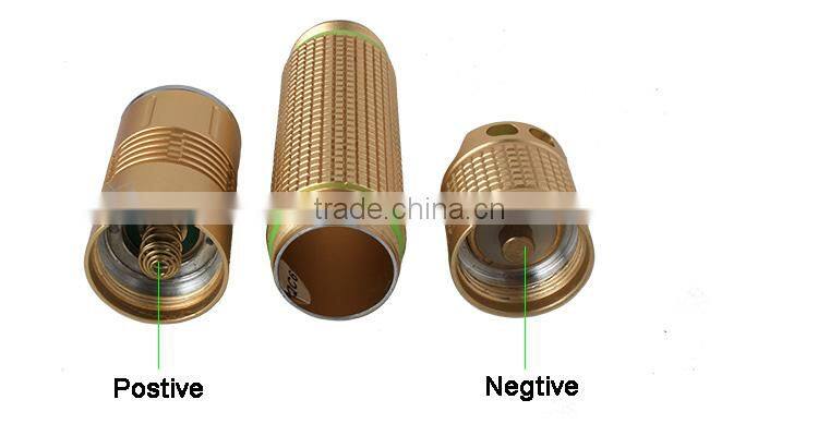 GOREAD Y52 focusable zoom U2 Aluminum golden color LED flashlight