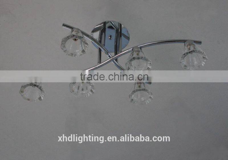 Zhongshan XHD 3 heads European iron ceiling lamp modern Ceiling lamp with light source