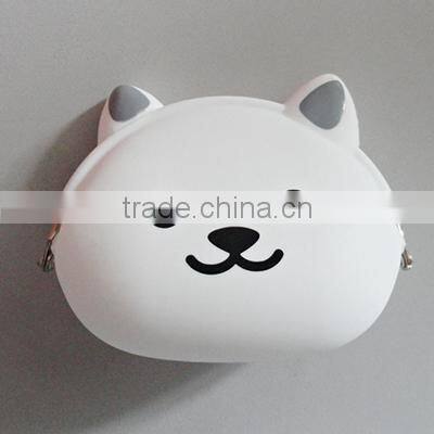 2014 cheap promotion heart and hand silicone bag