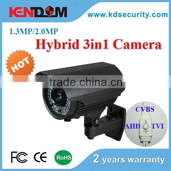 One Camera equals to AHD TVI CVI Analog CCTV Camera 4x Zoom Security Bullet with New Auto Tracking PTZ IP Camera Available