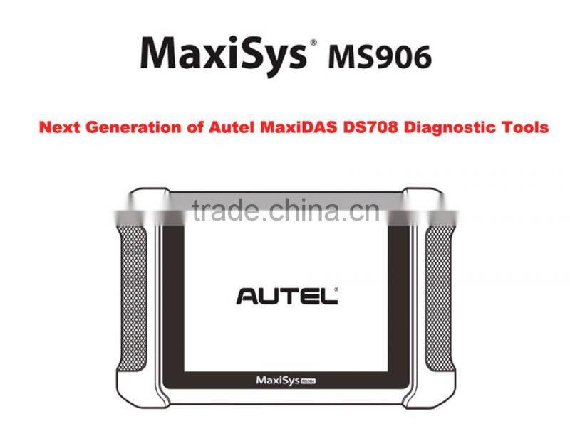 Original Autel latest engine scanner maxisys ms906 with PAD and faster diagnostic speed same function as ds708 auto scanner