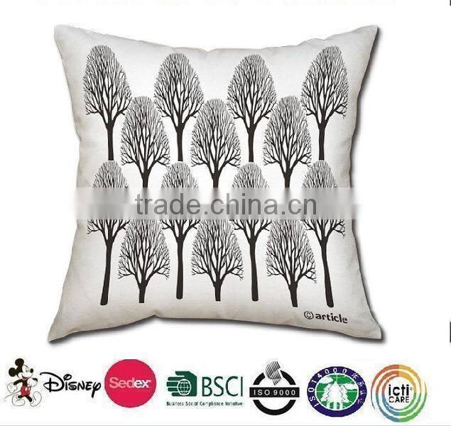 outdoor cushions and pillows /made in china top selling 100% linen Car Sofa Back Car Cushion