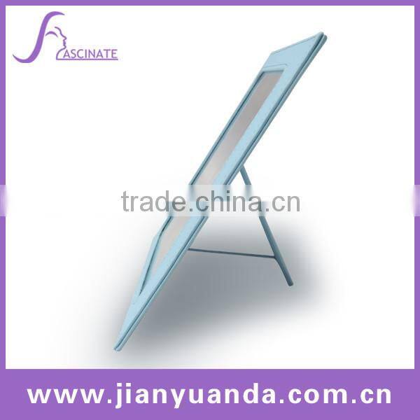 Faux Leather foldable square makeup mirror