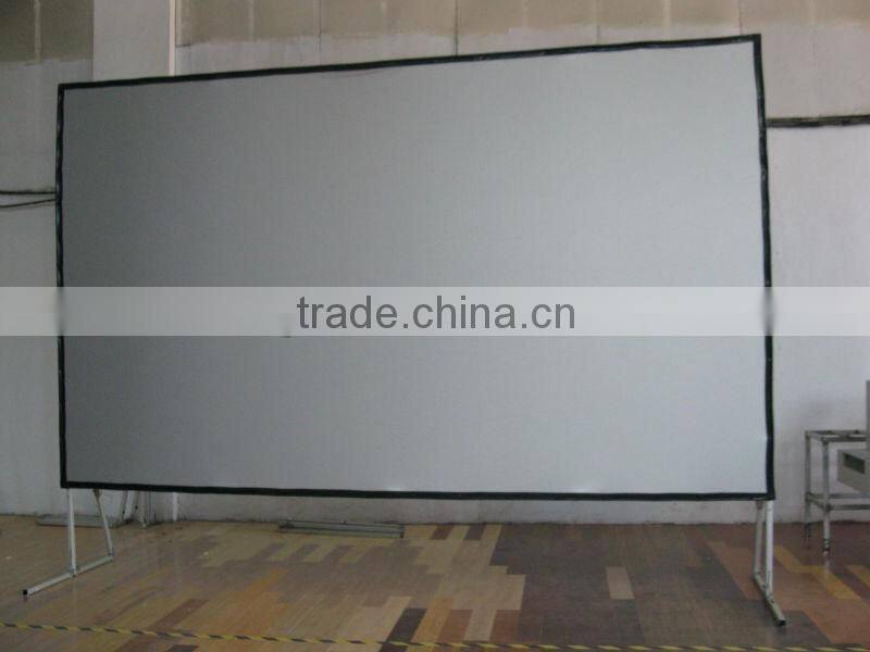 300 inch soft rear fabric fast fold projector screen