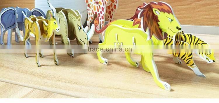 EVA/Wood/Paper 3D Rhinocero Puzzle