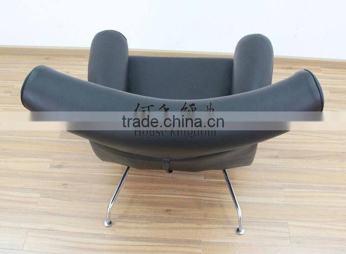 OX-chair and ottoman by Hans Wegner