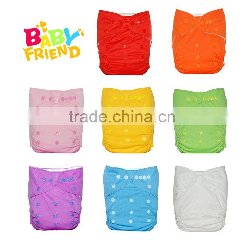 2015 New Design Bright Color Babyfriend Baby Cloth Diaper Cloth Nappy