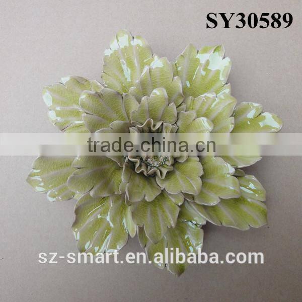 Souvenir handmake ceramic flower decoration