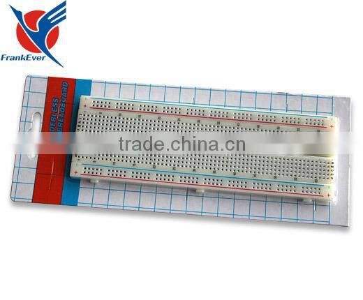 2014 hot sell white 400tps ABS metal reed tie-point 400 solderless breadboard