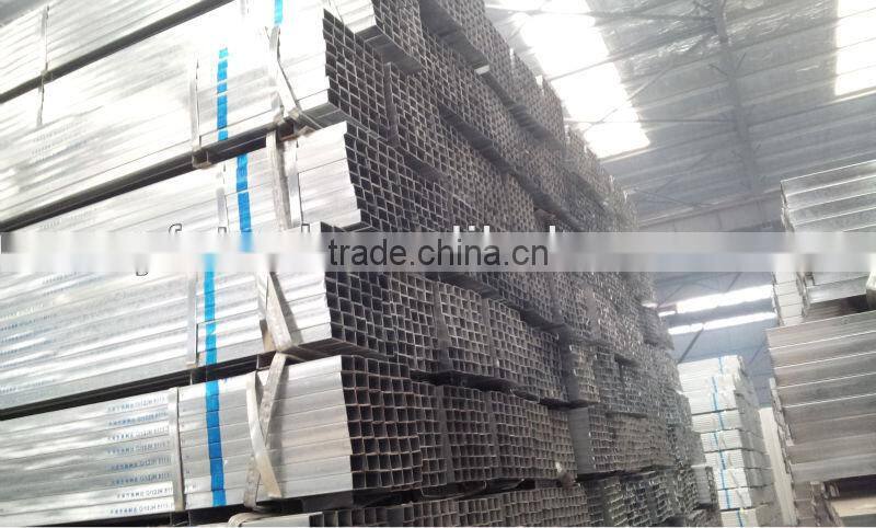 pre galvanized hollow section steel pipe tianjin company
