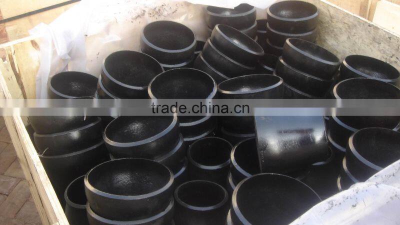 stainless steel pipe fiting cap sch40