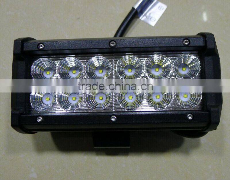 Factory wholesale 7inch Double row led light bar ,36W Car led light bar