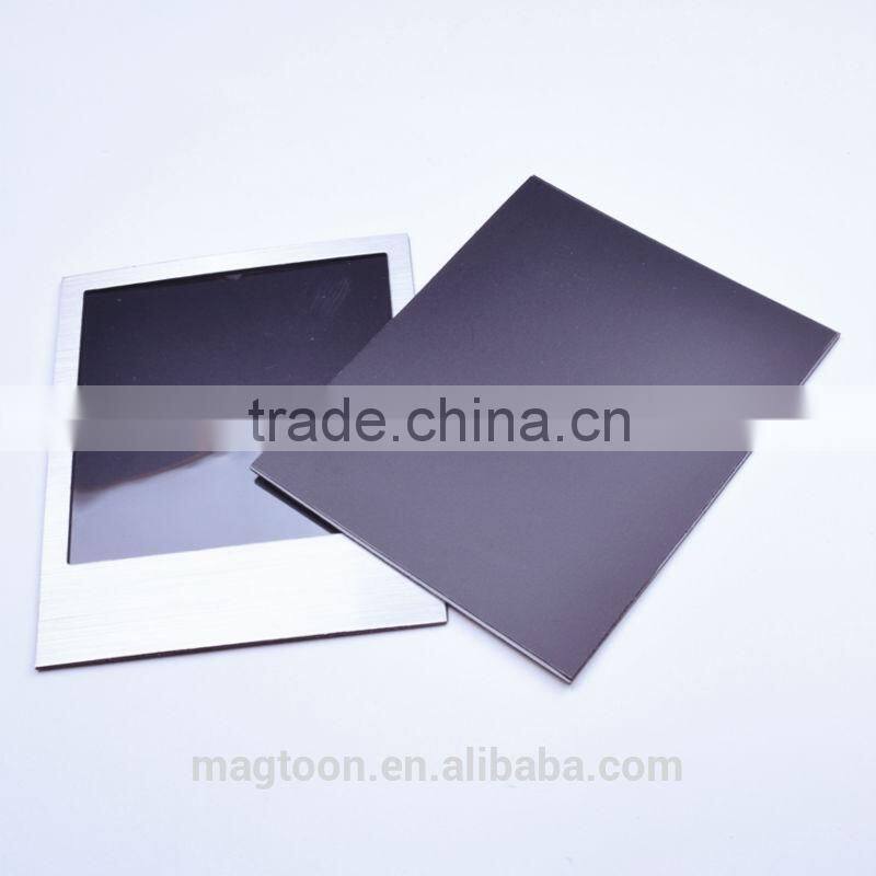 2015 hot selling photo frames cool silver magnetic frame picture photo frame