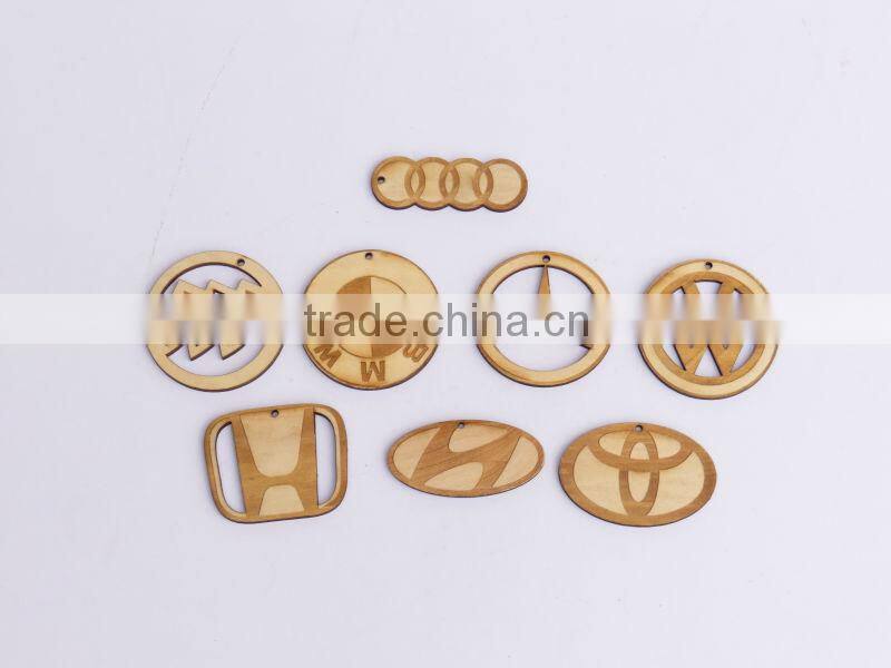 Wood Crafts, Different Wood Carving Car Logos