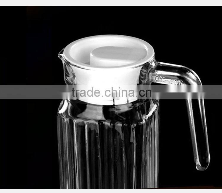 wholesale good quality cheap price decorative water/juice glass pitcher