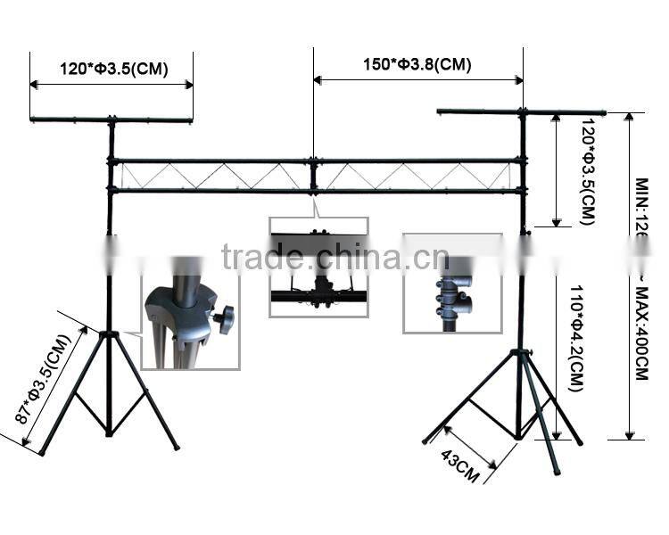 Background light stand set